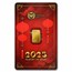1 gram Gold Bar - Germania Lunar Year of the Snake (In Assay)