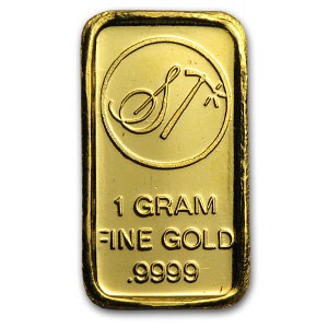 Buy 1 gram Gold Bar - Heart | APMEX