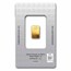 1 gram Gold Bar - Holy Land Mint Dove of Peace (In Assay)