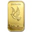 1 gram Gold Bar - Holy Land Mint Dove of Peace (Vintage Assay)