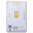 1 gram Gold Bar - PAMP Lady Fortuna VERISCAN™ (In Assay)