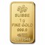 1 gram Gold Bar - PAMP Lady Fortuna VERISCAN™ (In Assay)