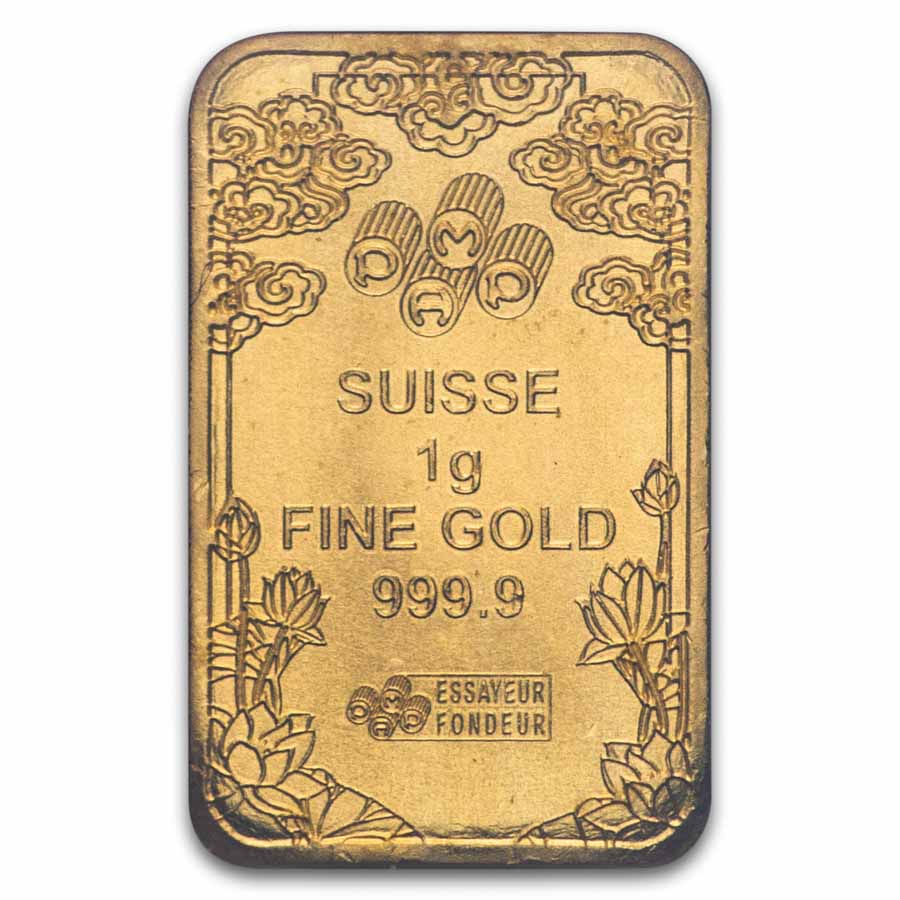 Buy 1 gram Gold PAMP Suisse Dragon Multigram+25 Bar | APMEX