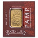1 gram Gold Bar - PAMP Suisse Dragon Multigram+25 (In Assay)