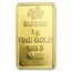 1 gram Gold Bar - PAMP Suisse Lady Fortuna Veriscan® (In Assay)
