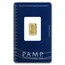1 gram Gold Bar - PAMP Suisse Lady Fortuna (Vintage, In Assay)