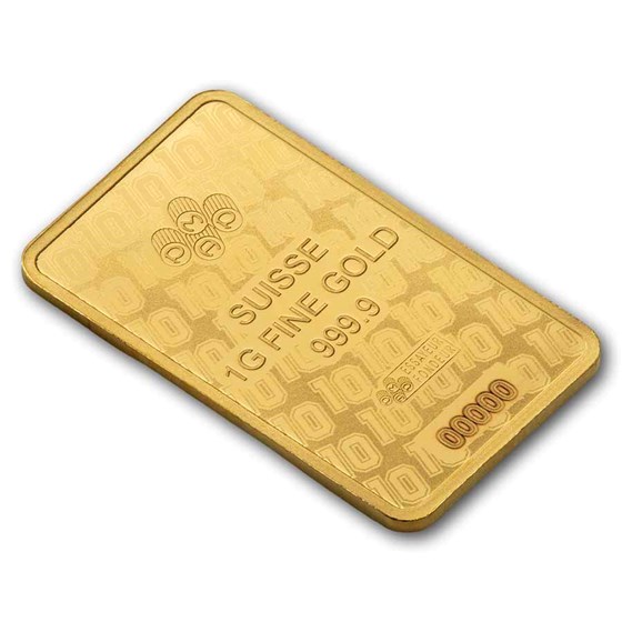 Buy 1 gram Gold PAMP Suisse Maradona Bar APMEX