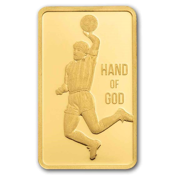 Buy 1 gram Gold PAMP Suisse Maradona Bar APMEX