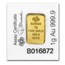 1 gram Gold Bar - PAMP Suisse - Multigram+25 (In Assay)