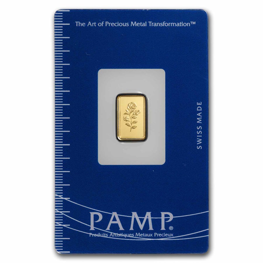 1 gram Gold Bar - PAMP Suisse (Rosa)