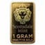 1 gram Gold Bar - Scottsdale Mint "Prepper Gold" in Certi-lock®