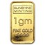 1 gram Gold Bar - Secondary Market