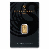 Buy 1 gram Gold Bar - The Perth Mint (In Assay) | APMEX