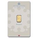 1 gram Gold Bar - The Royal Mint Britannia