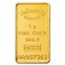 1 gram Gold Bar - Vintage Valcambi (Blue Assay)