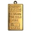 1 gram Gold Pendant - Credit Zurich (10K, Scruffy, w/o Assay)