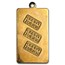 1 gram Gold Pendant - Credit Zurich (10K, Scruffy, w/o Assay)