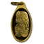 1 gram Gold Pendant - PAMP Suisse (Oval, w/o Assay)