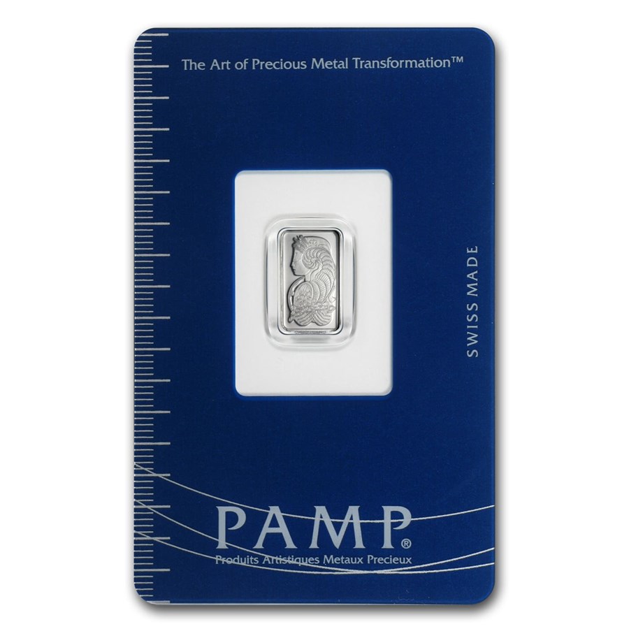 Buy 1 gram Platinum Bar PAMP Suisse (In Assay) APMEX