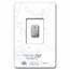 1 gram Platinum Bar - PAMP Suisse Lady Fortuna (In Assay)