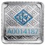 1 gram Silver Bar - Geiger Edelmetalle (Original Square Series)