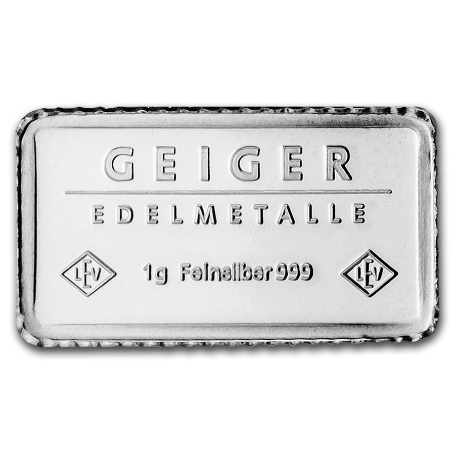 100 x 1 Gram Germania Mint Silver Bars - Royal Bull