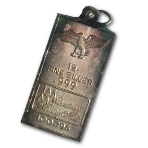 1 gram Silver Bar - IMM (w/Jump Ring) 1 gram Silver Bar - IMM (w/Jump Ring)