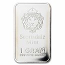 1 gram Silver Bar - Scottsdale Mint "Prepper Silver"