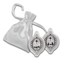 1 gram Silver Foil - Christmas Nativity Ornament