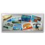1 gram Silver Foil Note - Route 66 (Colorized Postcards)