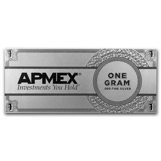 Buy 1 gram Silver Note APMEX Eagle Design APMEX