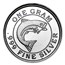1 gram Silver Round - Salmon Fish