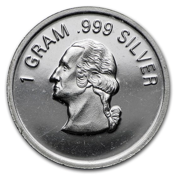 1 gram Silver Round - Secondary Market