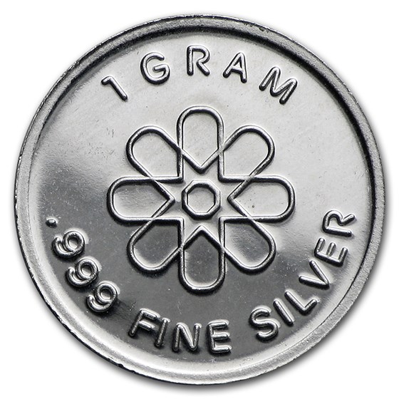 Buy 1 gram Silver Round Secondary Market APMEX