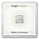 1 gram Silver Square - Geiger Edelmetalle (Encapsulated w/Assay)