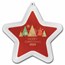 1 gram Silver Star - 2023 Merry Christmas Ornament (Colorized)