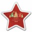 1 gram Silver Star - 2023 Merry Christmas Ornament (Colorized)