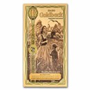 1 Idaho Goldback - Aurum Gold Foil Note (24k)