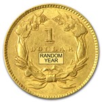 $1 Indian Head Gold Dollar Type 2 AU (Random Year)