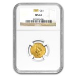 $1 Indian Head Gold Dollar Type 2 MS-61 NGC/PCGS