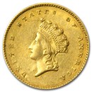 $1 Indian Head Gold Dollar Type 2 XF (Random Year)