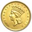 $1 Indian Head Gold Dollar Type 3 AU (Random Year)