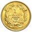 $1 Indian Head Gold Dollar Type 3 AU (Random Year)