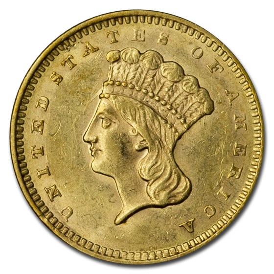 $1 Indian Head Gold Dollar Type 3 BU (Random Year) $1 Indian Head Gold Dollar Type 3 BU (Random Year)