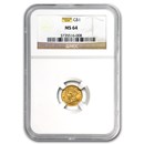 $1 Indian Head Gold Dollar Type 3 MS-64 NGC/PCGS