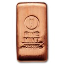 1 Kilo Cast-Poured Copper Bar - 9Fine Mint