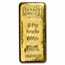 1 kilo Cast-Poured Gold Bar - Credit Suisse