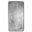 1 kilo Cast-Poured Silver Bar - Fleur de Lis Bullion