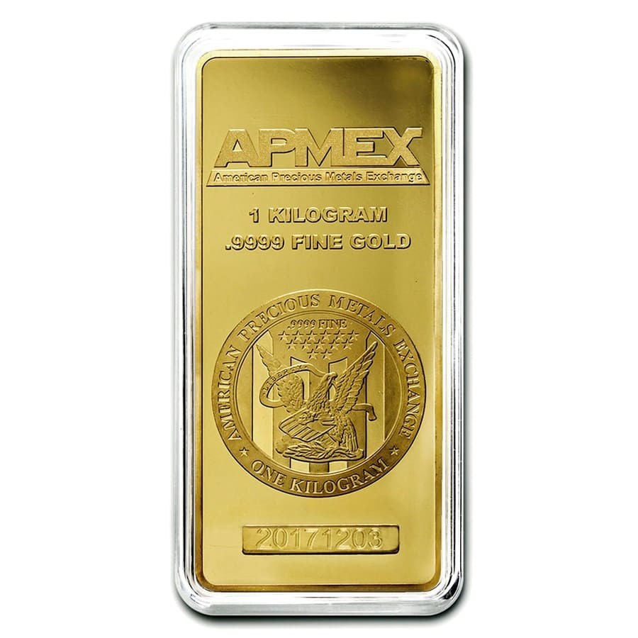 1 kilo Gold Bar - APMEX (In Capsule)