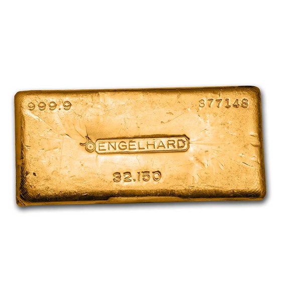 1 kilo Gold Bar - Engelhard (Bull Logo) 1 kilo Gold Bar - Engelhard (Bull Logo)